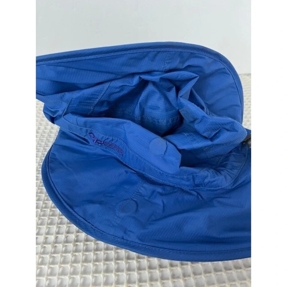 Outdoor Research Hat youth  magnetic Flap Brim Blue Adjustable Hiking Fishing M‎